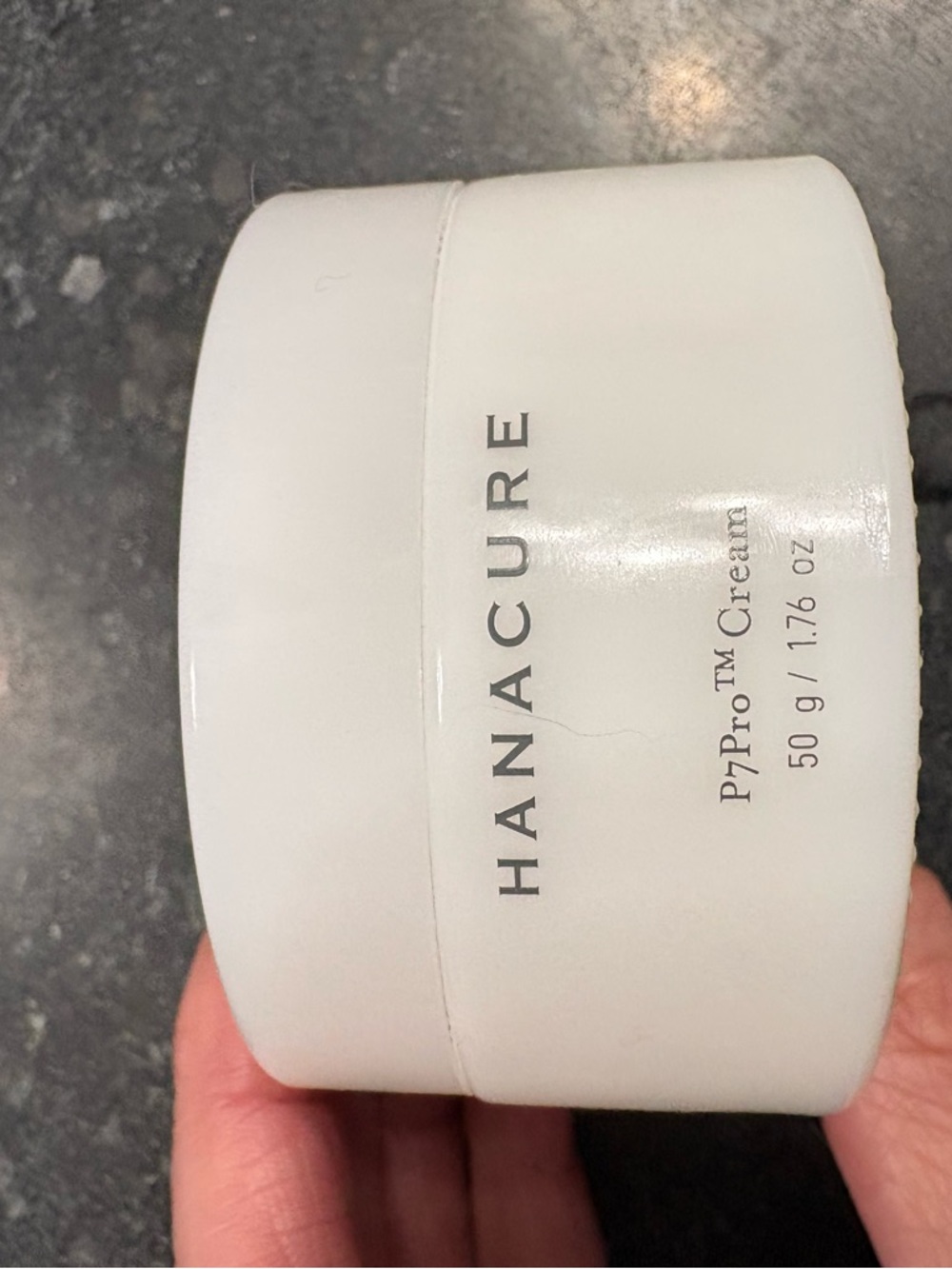 Hanacure P7Pro Cream - White Skincare Jar- lightly used